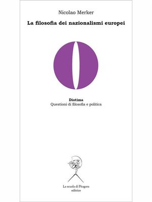 cover image of La filosofia dei nazionalismi europei